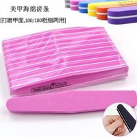 Dụng cụ nghệ thuật móng tay, miếng bọt biển đánh bóng, bộ giũa móng tay gel UV, bộ giũa móng tay đặc biệt, miếng chà nhám đánh bóng