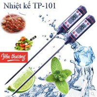 Dụng Cụ Nhà Bếp Nhiệt Kế Nhà Bếp Que Đo Nhiệt Độ Nhiệt Kế Nấu Ăn Pha Sữa Tp101 (Màu Đen) Màn Hình Lcd Hiện Thị Rõ Ràng Nhỏ Gọn Dễ Sử Dụng.