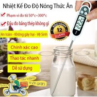 Dụng Cụ Nhà Bếp, Nhiệt Kế Nhà Bếp, Que Đo Nhiệt Độ, Nhiệt Kế Nấu Ăn, Pha Sữa Tp101 (Màu Đen)
