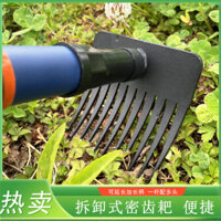 Dụng cụ nhổ cỏ có thể tháo rời, dụng cụ quét lá vườn, cào lá, nhặt cỏ, cảnh quan vườn, cào trồng cây cảnh KGOG