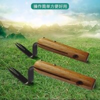 Dụng cụ nhổ cỏ, dụng cụ kéo cỏ, bộ dụng cụ làm vườn, nĩa loại bỏ cỏ, nâng cây giống nông nghiệp [yfs]