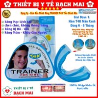 Dụng Cụ Niềng Răng Bằng Silicon Tại Nhà Trainer T4K Xanh, Hồng ( Chính Hãng ÚC )