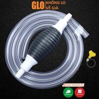 Dụng Cụ Ống Bơm Hút Xăng Dầu Chất Lỏng Bóp Tay 1M Màu Đen