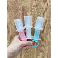 Dụng cụ ống bơm xilanh cho bé uống thuốc, bón sữa, nước hoa quả đầu có silicon mềm - Sumishop2019