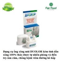 Dụng cụ ống xông mũi DUOLOR kèm tinh dầu xông 100% thảo dược tự nhiên phòng và điều trị cảm cúm, chống bệnh viêm đường hô hấp