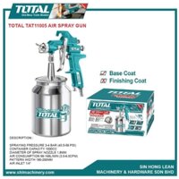 Dụng cụ phun sơn (dòng tiêu chuẩn phù hợp sơn nền) TOTAL TAT11005
