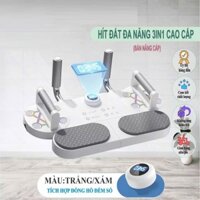 Dụng Cụ Plank 5 Trong 1 Hít Đất, Squat,Tập Bụng, Bảng Tập Chống Đẩy Có Dây Kháng Lực Tích Hợp Đồng Hồ Thông Minh