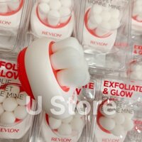 Dụng Cụ Rửa Mặt 2 Trong 1 Revlon Exfoliate & Glow Double Brush Cleansing