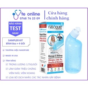 Dụng cụ rửa mũi xoang Nasopure Sampler Kit