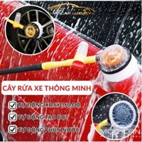 Dụng Cụ Rửa Xe Ô Tô Tự Động, Bàn Chải Cọ Tự Xoay 360 Độ Tiện Lợi, Dễ Dàng Sử Dụng