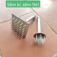 Dụng cụ săm bì heo, làm mềm thịt, săm bì xăm thịt, săm bì heo da giòn, xăm bì heo nổ cốm kim dài