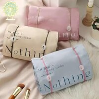 Dụng cụ sắp xếp mỹ phẩm gấp, Túi vệ sinh, Dụng cụ sắp xếp mỹ phẩm cuộn lên, Túi giặt di động, Túi trang điểm có thể tháo rời