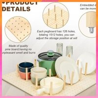 Dụng cụ sắp xếp ngăn kéo bằng gỗ Tổ chức lưu trữ chắc chắn Đĩa và Đĩa