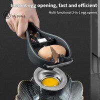 Dụng cụ tách trứng NcVHrt Dụng cụ tách trứng cầm tay bằng thép không gỉ có lòng đỏ trứng Dụng cụ tách vỏ trứng Dụng cụ bẻ trứng / mới /