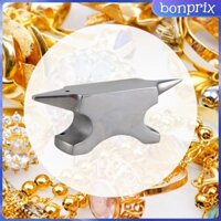 Dụng cụ tạo khối đe sừng đôi cho thợ rèn thợ rèn bằng thép không gỉ thu nhỏ, dụng cụ trang sức 1 mảnh