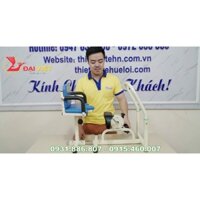 Dụng cụ tâp chân dang xe đạp cho trẻ