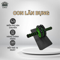 Dụng cụ tập gym con lăn tập bụng 2 bánh, máy tập cơ bụng con lăng tập gym giảm cân mỡ bụng tại nhà