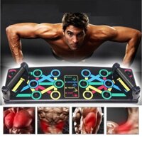 Dụng cụ tập hít đất chống đẩy đa năng 12 trong 1, Bộ bàn khung tập chống đẩy gym tại nhà ngực tay vai