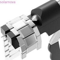 Dụng cụ tháo dây đeo đồng hồ SOLARNOVA, Dụng cụ tháo chốt chống trượt tiện dụng, Thiết kế nhỏ gọn Thép có thể điều chỉnh chính xác Pin liên kết Kìm đồng hồ