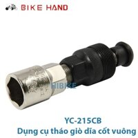 Dụng cụ tháo giò cốt vuông BIKE HAND YC-215CB Cẩu giò dĩa xe đạp Taiwan/Đài Loan