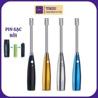 Dụng Cụ Thắp Nến Thơm Cao Cấp-Phụ Kiện Đốt Nến Kèm Sạc USB Dài 30cm-Bật Lửa Chuyên Dụng Chống Gió Dùng Pin Sạc Tiện Dụng