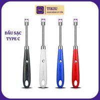 Dụng Cụ Thắp Nến Thơm - Phụ Kiện Đốt Nến Kèm Sạc Type C Dài 26cm- Bật Lửa Chuyên Dụng Chống Gió Dùng Pin Sạc Tiện Dụng
