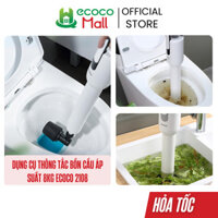 Dụng cụ thông tắc bồn cầu ECOCO cao cấp áp suất nén tới 8kg, Thụt vệ sinh, thông cống, bồn rửa mặt, rửa chén VN