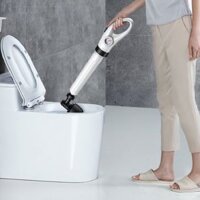 Dụng cụ thông tắc ngẽn cầu cống nhà vệ sinh, bồn rửa chén chuyên nghiệp - thông tắc cống khí nén cực kỳ hiệu quả+kèm bơm