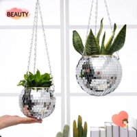 Dụng cụ trồng bóng Disco BEAUTY, Bình treo giỏ treo dây, Chậu trồng hoa bằng nhựa