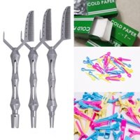 Dụng cụ uốn tóc nam siêu nhanh, Giấy Uốn Xoăn Lạnh và 20 Kẹp Định Hình Tóc Uốn