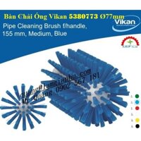 Dụng cụ vệ sinh Vikan - Bàn Chải Cọ Ống Vikan 5380773, Lông Cứng Trung Bình, 155mm, Ø77mm, Xanh lam