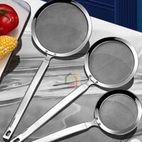 Dụng cụ vớt bọt, vớt dầu, vớt váng inox Chockmen size 14cm