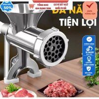 Dụng cụ xay thịt đa chức năng bằng nhôm quay tay (xay thịt, xúc xích, xay bột, làm mì), Máy xay thịt bằng tay đa năng