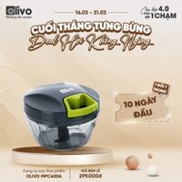 Dụng Cụ Xay Thực Phẩm Đa Năng Mini OLIVO MPC400A – Xay Tỏi Ớt, Xay Thịt, Xay Hạt Nhanh Chóng – Dây Kéo Chắc Chắn