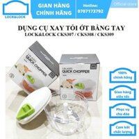 DỤNG CỤ XAY TỎI ỚT BẰNG TAY LOCK&LOCK CKS307 / CKS308 / CKS309 VỚI 3 LƯỠI DAO THÉP KHÔNG GỈ - HÀNG CHÍNH HÃNG