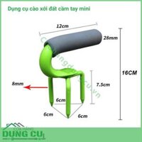 Dụng cụ xới đất cầm tay mini bằng thép