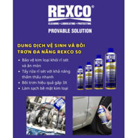 Dung dịch bôi trơn, vệ sinh & chống rỉ sét đa năng REXCO 50 LUBRICANT 500 ML/ 415 G/ 16.9 fl OZ