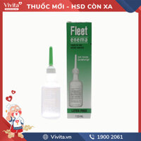 Dung dịch bơm trực tràng trị táo bón Fleet enema | Chai 133ml
