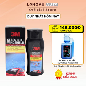 Dung dịch chống bám nước trên kính xe Glass Coat Windshield 3M 08889 LT 200ml