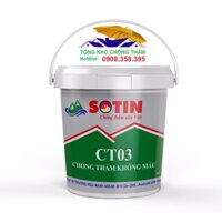 Dung dịch chống thấm thẩm thấu không màu Sotin Ct03 18 lít/ thùng