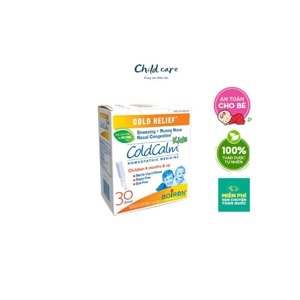 Dung Dịch ColdCalm Boiron dạng Ống cho bé từ 6 tháng tuổi - hỗ trợ cảm cúm, nghẹt mũi, sổ mũi