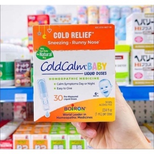 Dung Dịch ColdCalm Boiron dạng Ống cho bé từ 6 tháng tuổi - hỗ trợ cảm cúm, nghẹt mũi, sổ mũi