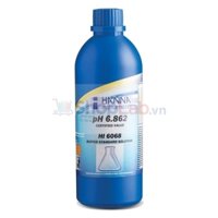 Dung dịch đệm hiệu chuẩn đến phần nghìn pH 6.862 (25°C), 500 mL HI6068 Hanna