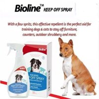 Dung Dịch Đuổi Chó - Bioline Keep Off Spray for Dogs - Thương hiệu Bioline dùng ngoài trời và trong nh
