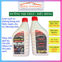 Dung dịch dưỡng nội thất oto dạng pha loãng 1L, Làm bóng đồ nội thất Oto chỉ sau 1 lần lau