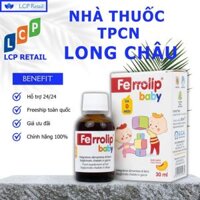 Dung dịch Ferrolip Baby InPharma SpA bổ sung sắt cho bé (30ml) - Nhà thuốc TPCN Long Châu