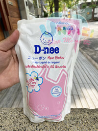 Dung Dịch Giặt Quần Áo Cho Bé D-Nee - Túi 600ml Hồng