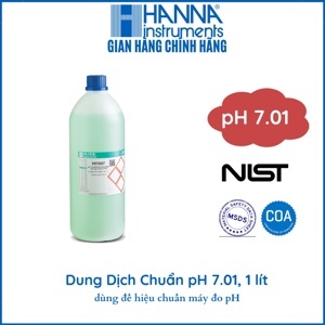 Dung dịch hiệu chuẩn pH 7.01 Hanna HI7007/1L - 1000ml