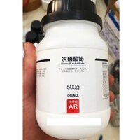 Dung dịch hóa chất OBiNO3 - Bismuth Subnitrate dùng trong thí nghiệm Lọ 500 g.