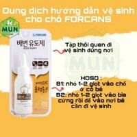 Dung dịch hướng dẫn vệ sinh cho chó Forcans 80ml (001258)